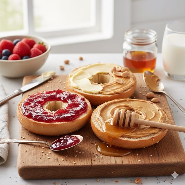 Bagel with Spread.