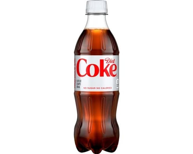 Bottled Diet Coke.